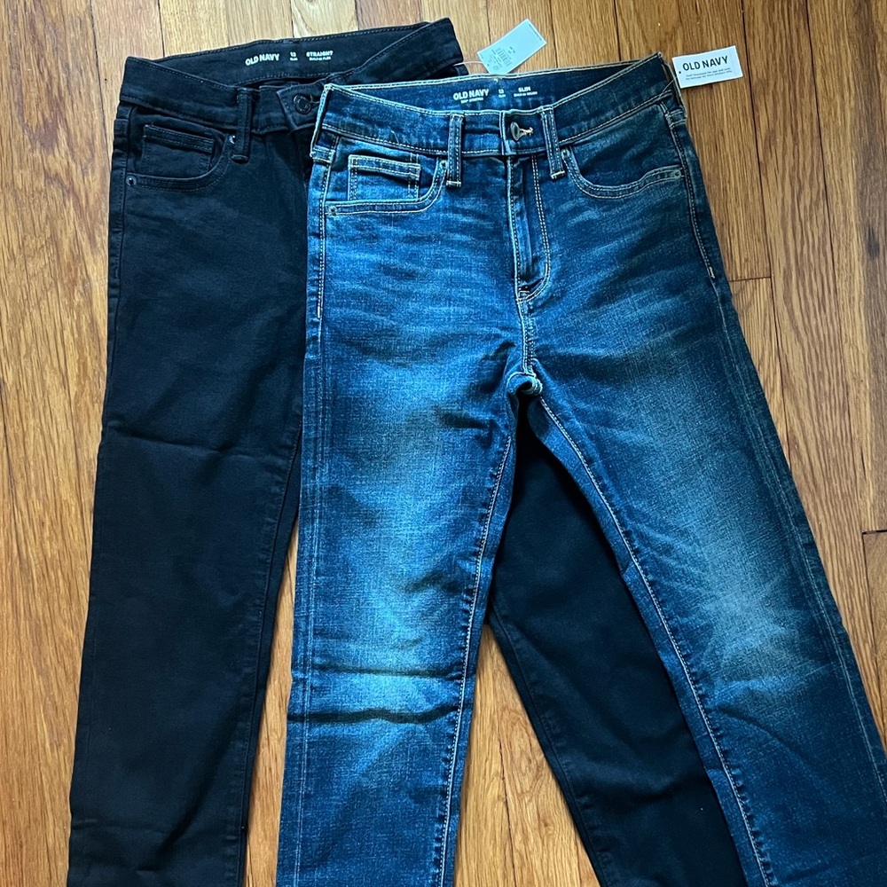 2 NEW Boys 12 Jeans
